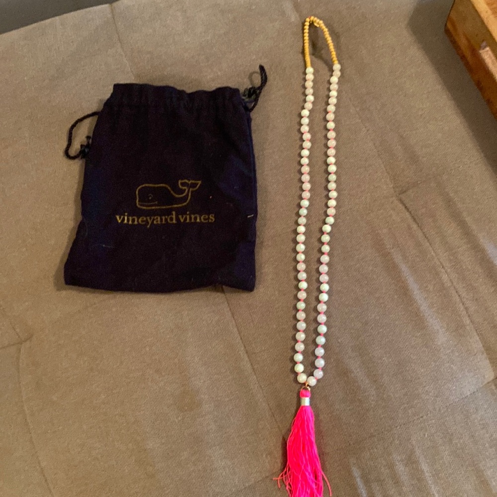 Vineyard Vines Long Tassel Necklace